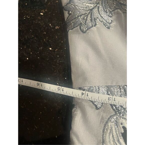 ELLIATT Blossom Fit & Flare Mini Dress silver multi Wedding guest  size S NWT - Picture 7 of 7